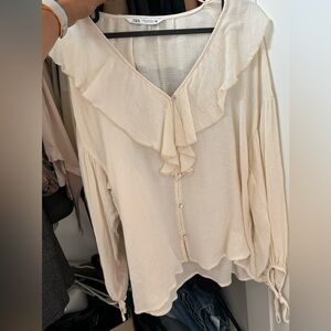 ZARA model blouse